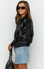 Abbi Black Cropped Jacket