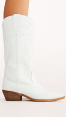 Ottilie Boots - White
