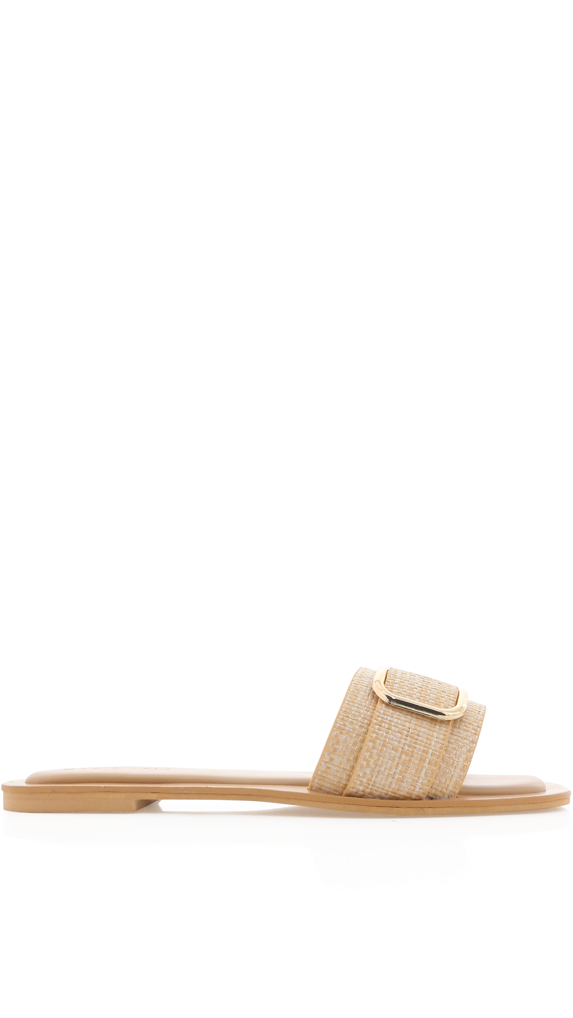 Ravielle Slide - Natural Raffia