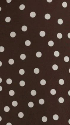 Cassara Maxi Dress - Chocolate / White Polka Dot