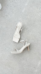 Scarlet Heel - Bone Leather